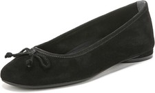Vionic Women's Callisto Ballet Flat Black Suede 6M