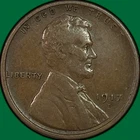 1917-D Lincoln Wheat Cent Very Fine VF Coin #40114