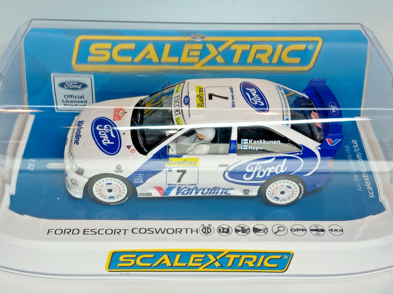 Skalextric C4513 Ford Escort Cosworth WRC Monte Carlo Rallye 1998
