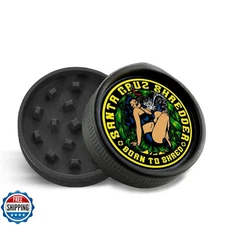 Santa Cruz Shredder Born to Shred Grinder for Herbs Knurled Top for Stronger 