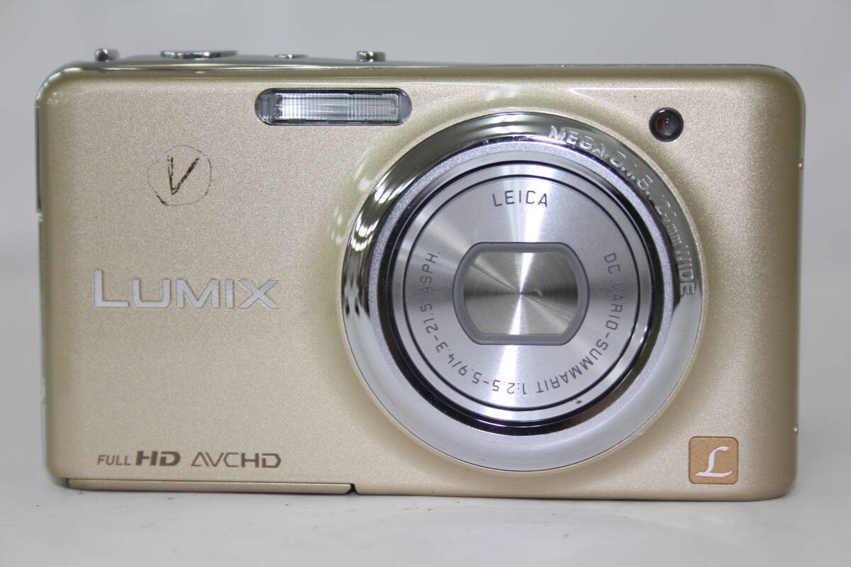 Panasonic Lumix Dmc-Fx77 Gold Battery Compact Digital Camera