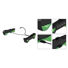 For RGB For PS5 Slim Pro Stand 4 USB Ports Portable Storage for Gaming
