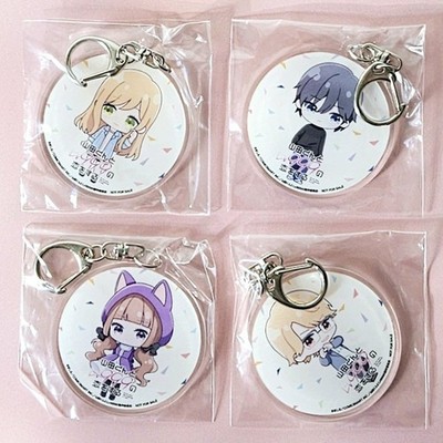 My Love Story with Yamada-kun at Lv999 Chibi Acrylic Keychain Set