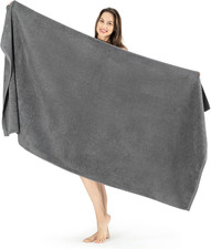 100 Turkish Cotton Jumbo Bath Sheet Towel Oversized 40X80 Inch  Premium Hotel