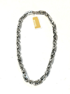 Michael Kors Astor Link Platiniert Damen Halskette MKJ835500040 UVP 319   (23