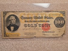 Series 1922 $100 ONE HUNDRED DOLLARS Gold Certificate USA Large Size Fr#1215