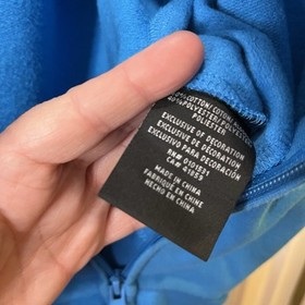 Sonic The Hedgehog Boys Full Zip Hooded Jacket Blue Size L Costume Halloween