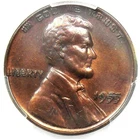 1955 Doubled Die Obverse Lincoln Cent 1C Penny DDO FS-101 - PCGS AU Details