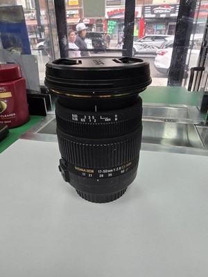 SIGMA OPTICS 17-50MM F/2.8 EX DC OS HSM LENS (E13005737)