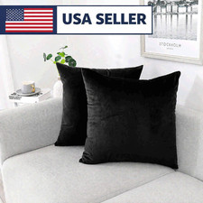 Decorative Throw Pillow Covers Pack of 2, Velvet Throw Pillow Cases for Couch Pi