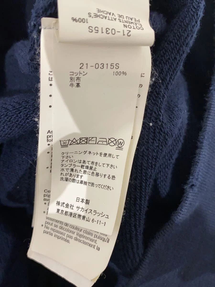 Felpa con cappuccio Sacai 21AW x FRAGMENT DESIGN 3 COTONE Navy 21 0315S usata