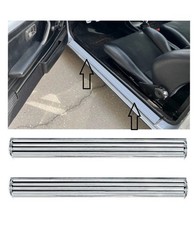 Vw Scirocco Mk2 Door Sill Scuff Plate Protector Aluminum Pair 1981-92 Vw Scirocco Mk2 Door Sill Scuff Plate Protector Aluminum Pair 1981-92