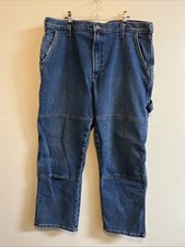 Dickies Double Knee Straight Leg Jeans Men  s Size 38X30 Blue Workwear