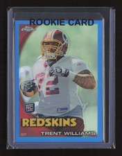 2010 Topps Chrome #C102 Trent Williams Blue Refractors #/199