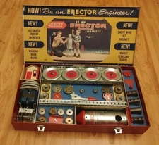 AC Gilbert Erector Set No. 10063 The Action Conveyer Set Complete and Mint 