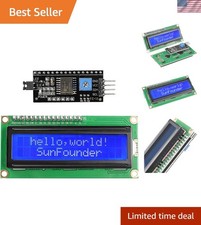IIC/I2C 1Mb Display Module with Adjustable Backlight for Arduino Raspberry Pi
