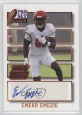 2021 Leaf Pro Set Power Power Prospects Auto Emeka Emezie #PP-EE1 Auto 0w8