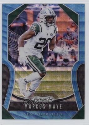 2019 Panini Prizm Blue Wave Prizm 103/199 Marcus Maye #33 3tb