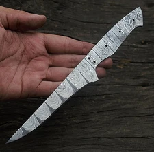 Handmade Damascus Steel Fillet Fishing knife Chef kitchen Knife Blank Blade