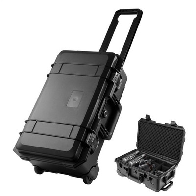 Waterproof Rolling Protective Case Hard Compact Camera Case  adjust inner  2.5cu