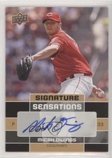 2010 Upper Deck Signature Sensations Micah Owings #SS-MO Auto
