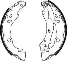 Mâchoire de frein Citroen C2