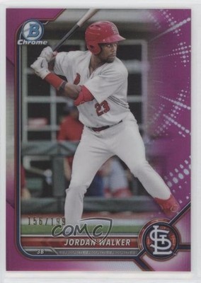 2022 Bowman Chrome Prospects Fuchsia Refractor /199 Jordan Walker #BCP-20 0o8o