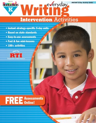 Newmark Learning Grade K Everyday Writing Intervention Activity Aid (Eia)