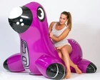 Big Inflatable Seal **black** shiny 5 feet long  big inflatable Pool Toy