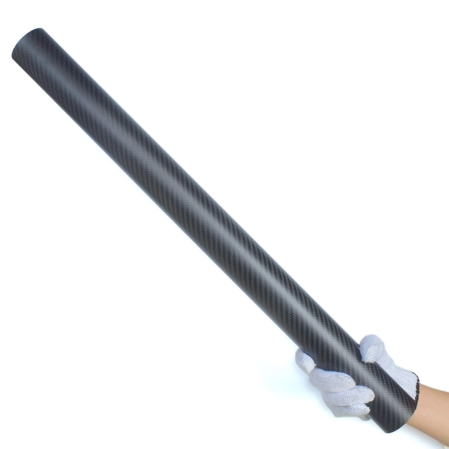 Tubo de fibra de carbono de 600 mm de longitud 50x47x600 mm, 10/12/16/22/25/30/35/40 mm Ava...