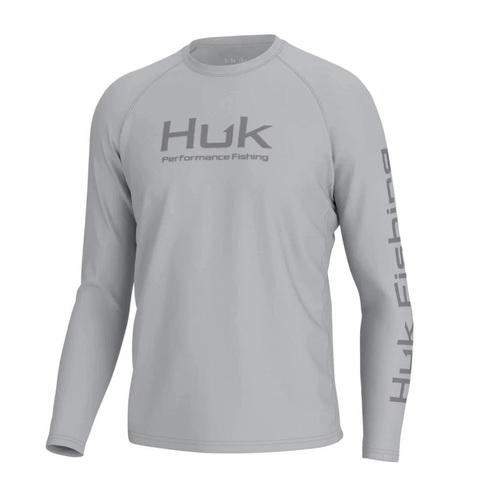 HUK VENTED PURSUIT HARBOR MIST LS XXL