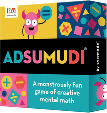 Adsumudi Math Game - the Monstrously Fun, Smart Game for Kids to Practice Multip