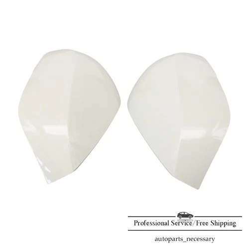 1Pair For Infiniti QX30 Q50 Q60 Q70 Mirror Cover Caps White Replacement