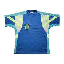Vintage Adidas Celtic FC Training Football Soccer Jersey T Shirt Mens Size L 90s