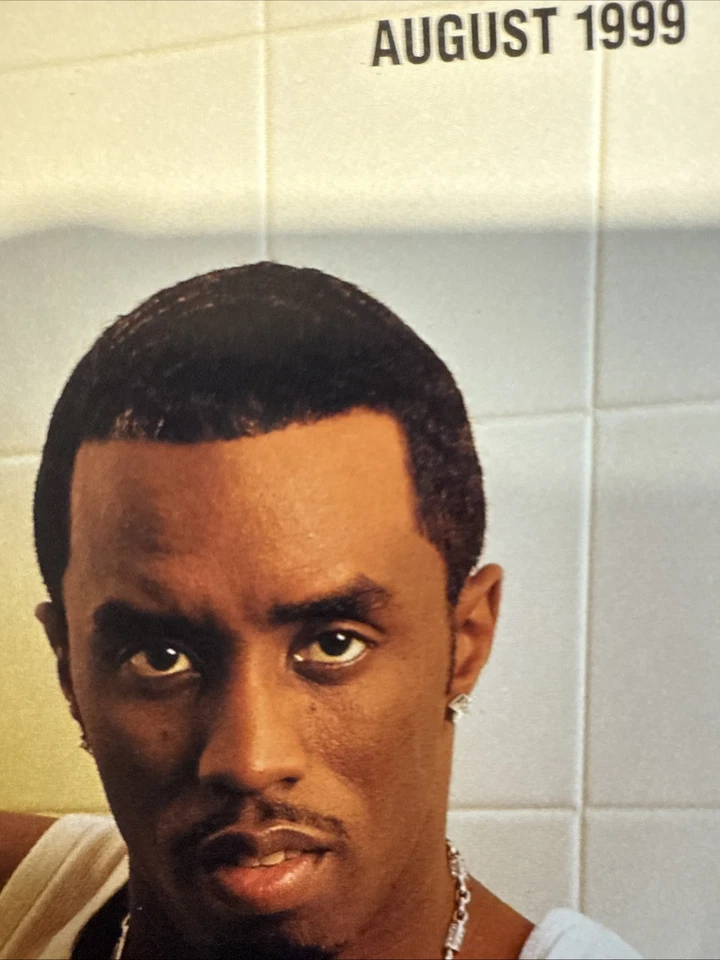 Vintage  P DIDDY  GQ MAGAZINE AUGUST 1999 ISSUE Foto 2 de 3
