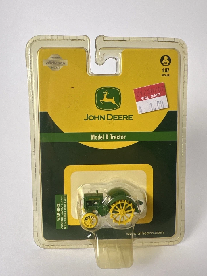 John Deere  die cast lot - X 4 Waterloo GP 6420 Model D Tractors 1:87 Scale 2005 - Image 3 of 4