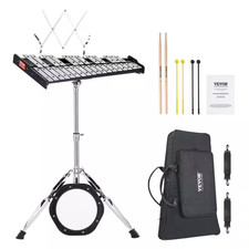 Adults 30 Note Professional Glockenspiel Xylophone Bell Kit with Stand Practice