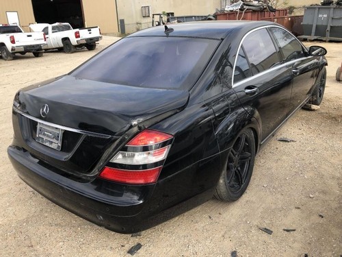 2007 2008 2009 MERCEDES BENZ S550 Steering Wheel Black Leather Woodgrain 851607 - Picture 5 of 12