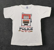 Vintage 1988 Las Vegas National Police Olympics Slot Machine Single Stitch Tee