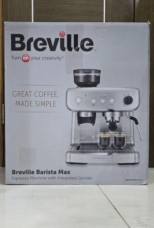Breville VCF126 Barista Max Espresso Coffee Machine -GOOD CONDITION- RRP £449.99