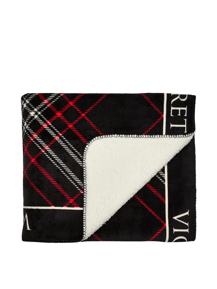 Victoria's Secret Vacaciones Acogedora Manta Forrada de Vellón "50 x 60" ¡Nueva! Foto 2 de 4