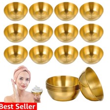 12 Pcs DIY Face Mask Mixing Bowl 3.23" Stainless Steel Esthetician Facial Mas...