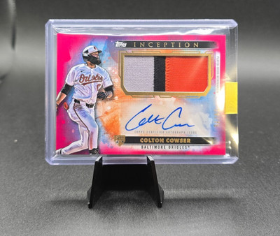 2024 Topps Inception Colton Cowser /75 Rookie Patch Auto #APC-CC - Orioles   