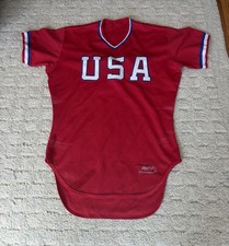 USA Baseball Jersey Team Issued/game Used