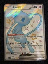 Pokémon TCG Mew ex 216/091 Paldean Fates Full Art Holo on eBay