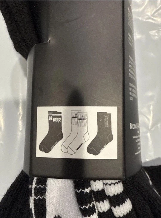 Paquete de 3 calcetines Linkin Park Primark para hombre talla 10-13 EE. UU.