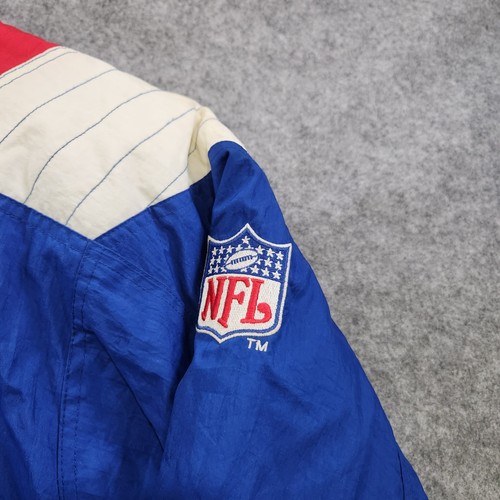 VTG 90s New York Giants Starter NFL Pro Line Mens L Large Puffer Pullover Jacket - Picture 5 of 21