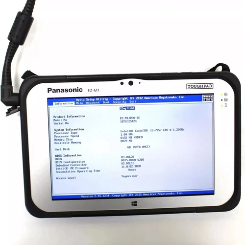 Panasonic Toughpad FZ-M1 MK3 7" WXGA, M5-7Y57, 8GB RAM 256GB SSD, Wi-Fi, 4G LTE