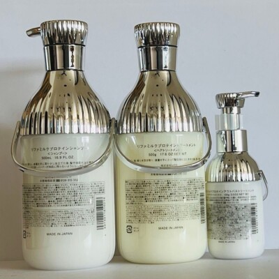 ReFa　TREATMENT & SHAMPOO 1000ml ReFa MILK PROTEIN SHAMPOO & TREATMENT & OUTBATH TREATMENT White