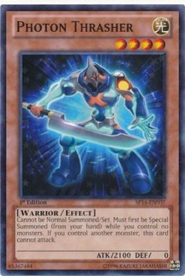 3 x PHOTON THRASHER - (SP14-EN007) - Mosaic Rare (Starfoil) - 1st - Yu-Gi-Oh